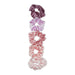 Satin Scrunchie Set Of 5 - Soft Pinks