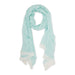 Tiny Stripe Insect Shield Scarf - Turquoise
