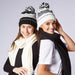 White Nordic Beanie