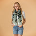 Leopard Print Scarf - Green