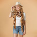 Leopard Print Scarf - Coffee