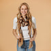 Leopard Print Scarf - Coffee