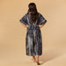 Tie Dye Kimono - Black And White