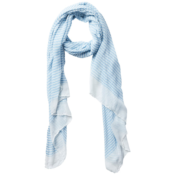 Tiny Stripe Insect Shield Scarf - Blue - Tickled Pink Wholesale