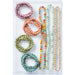 Clay Mini Cube Wrap Bracelet - 12 Pack - Tickled Pink Wholesale