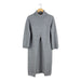 Long Courtney Slit Poncho - Gray