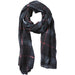 Preppy Lightweight Plaid Scarf - Black - Tickled Pink Wholesale