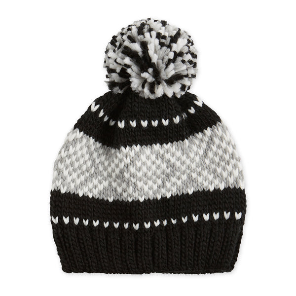 Black Nordic Beanie